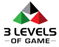 3 Levels of Game Logo